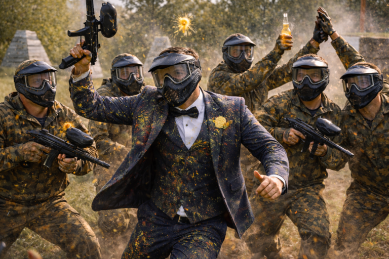 Ženich/nevesta na paintballové rozlučce Holešov - hraje zdarma